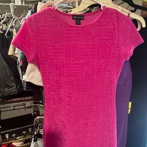 Pretty little thing pink mini dress! Perfect for the pool or over a suit.